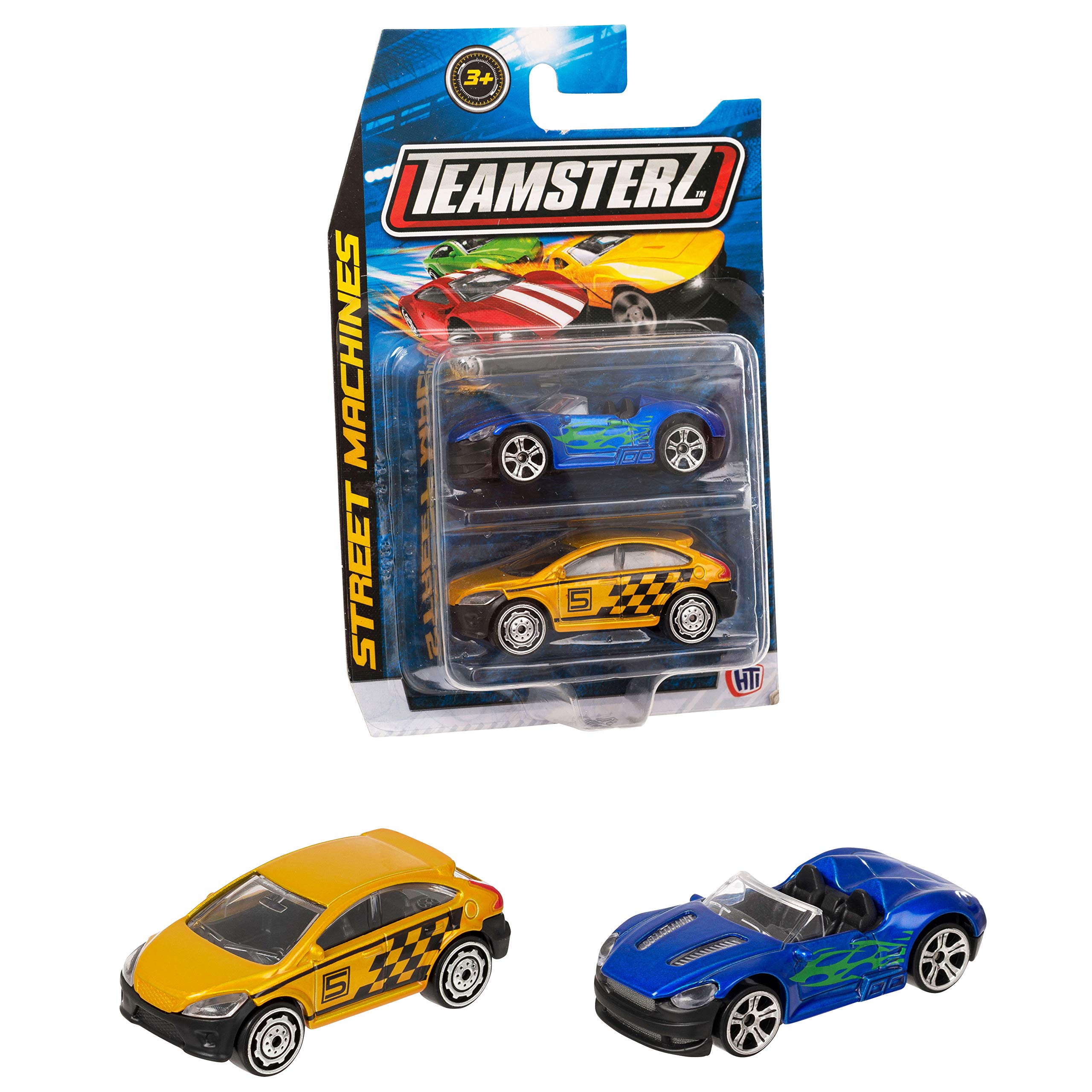Teamsterz Blister Pack 2 Cars Die Cast (Cyp 1416211) - Multicolor